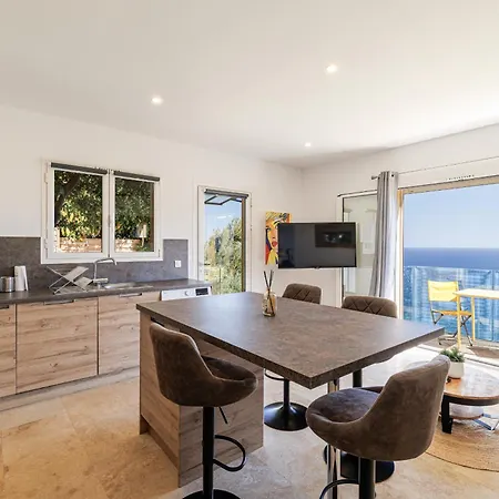 Les Citrons D 2p - Vue Spectaculaire - Terrasse Et Balcon - Climatisation 公寓 艾日