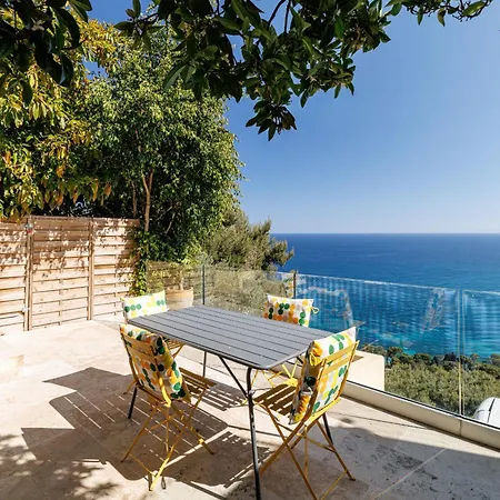 아파트 Les Citrons D 2p - Vue Spectaculaire - Terrasse Et Balcon - Climatisation 에즈